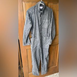 Sundry Coveralls Light weight coveralls black distressed size 1 boilersuit